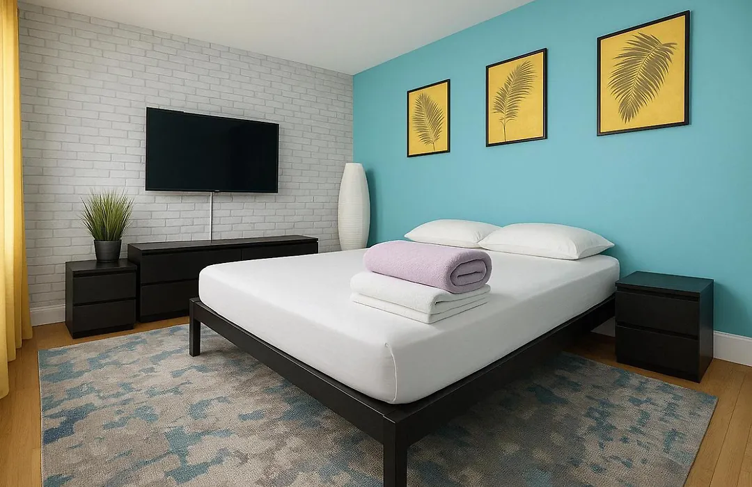 Blue Style Room In Guesthouse-1